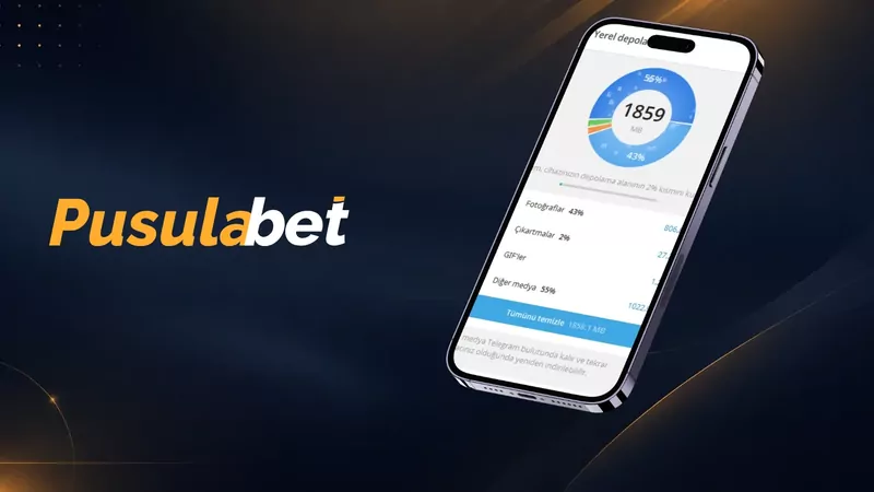 Telegram depolama kullanımı ekranı