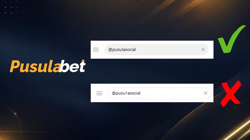 Doğru ve sahte kullanıcı adı örneği