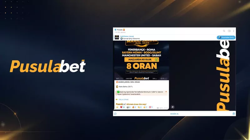 Pusula Telegram kanalı ve sabitlenmiş mesaj